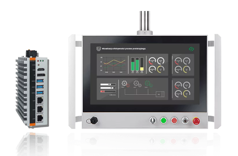 Infografika AVEVA oraz Astraada PC Komputery przemysłowe